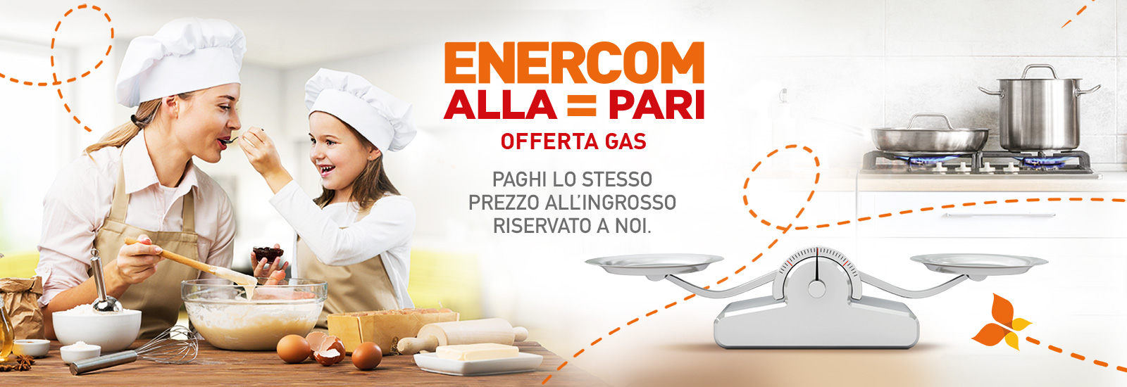 ENERCOM ALLA PARI GAS