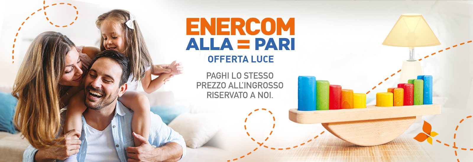 ENERCOM ALLA PARI LUCE